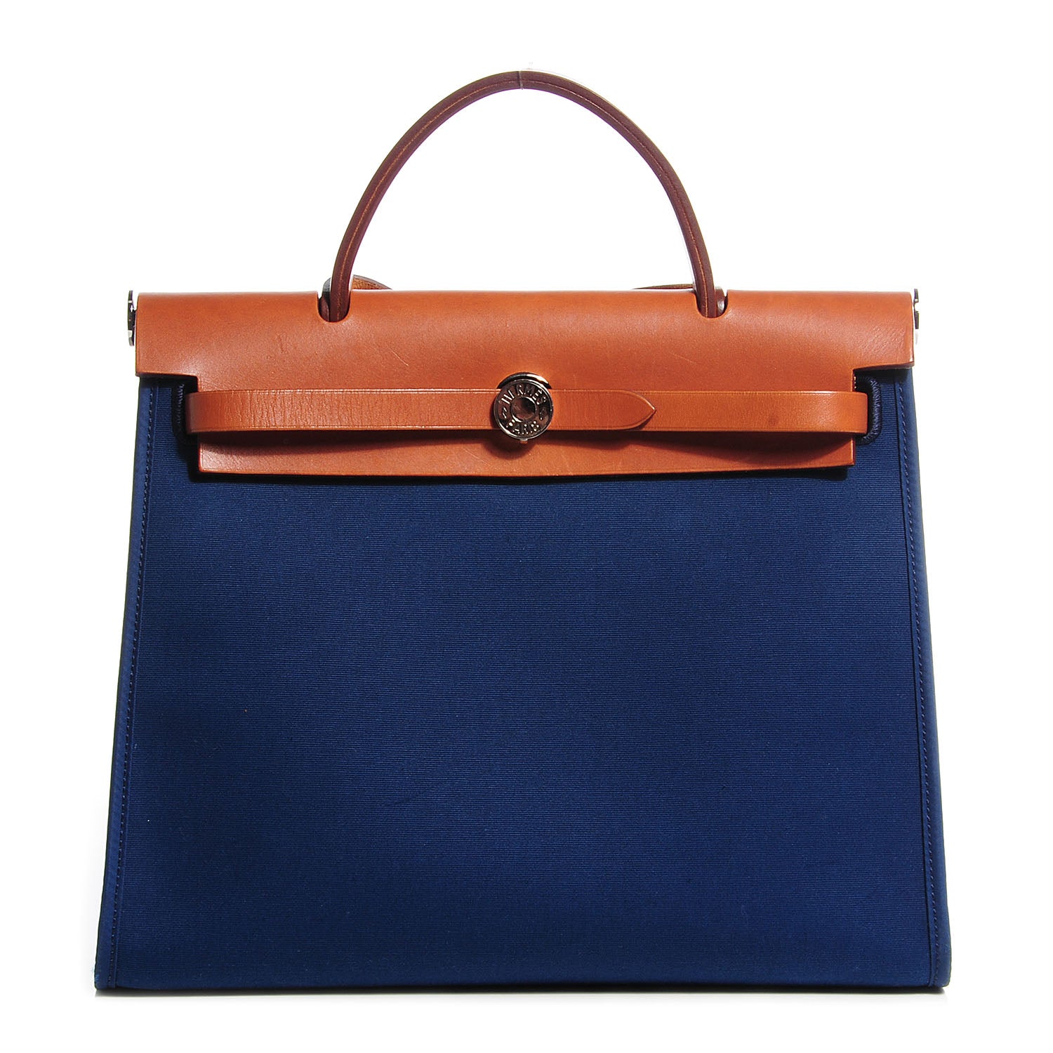 Hermes Toile Herbag Zip 31 PM Bleu de Malte 1 of 13