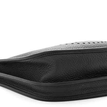 Hermes Taurillon Clemence Evelyne III PM Black 9 of 11