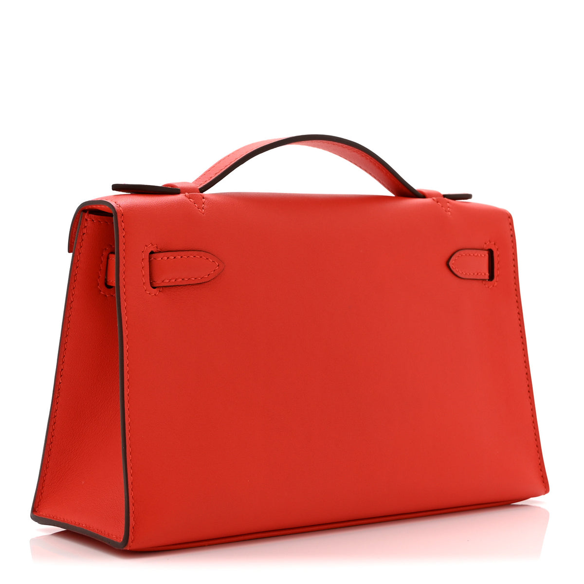 Hermes Swift Kelly Pochette Clutch Capucine 3 of 10