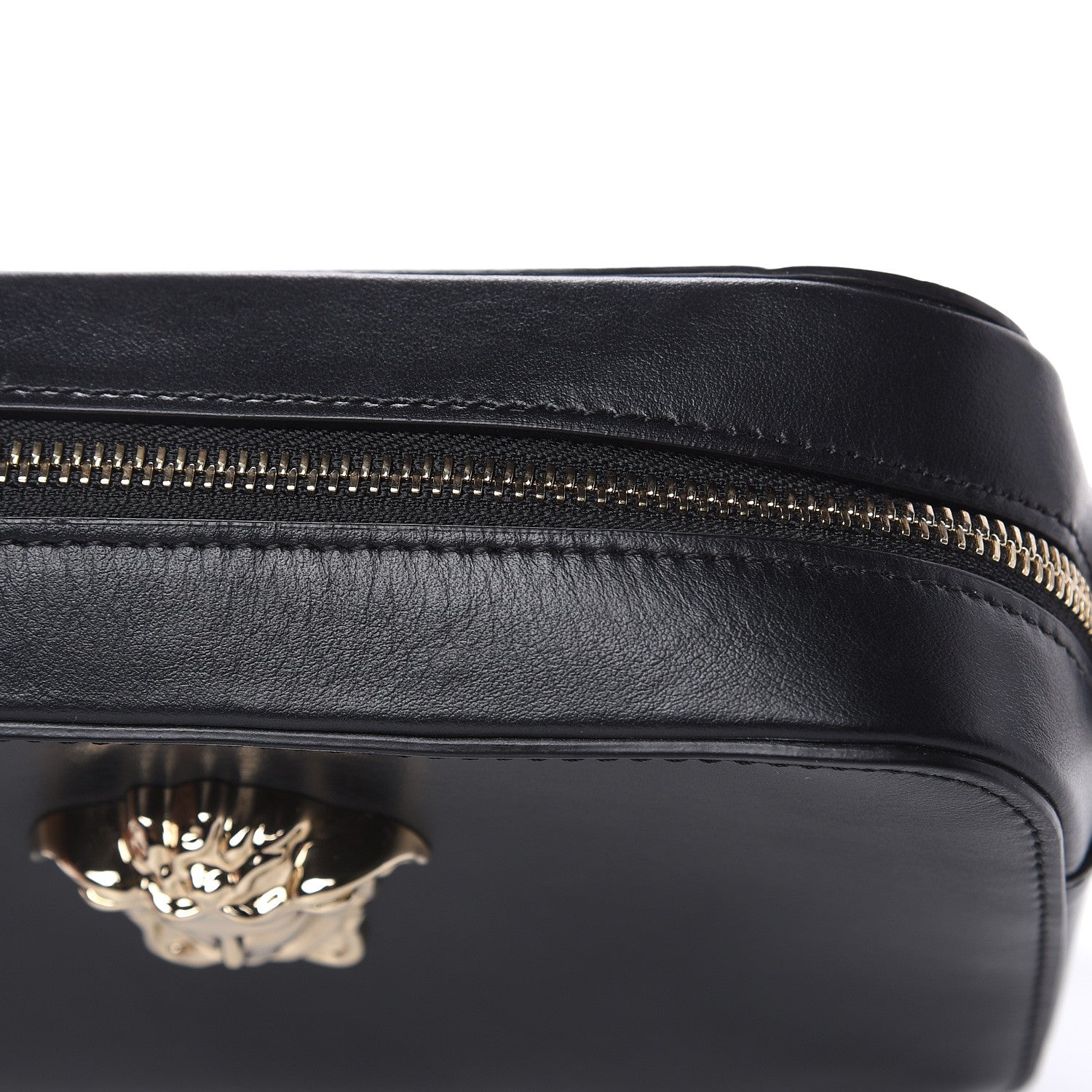Versace Calfskin Palazzo Camera Bag Black 11 of 11