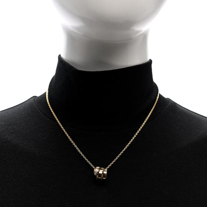 Bulgari 18K Yellow Gold Diamond Serpenti Viper Demi Pave Pendant Necklace 2 of 5