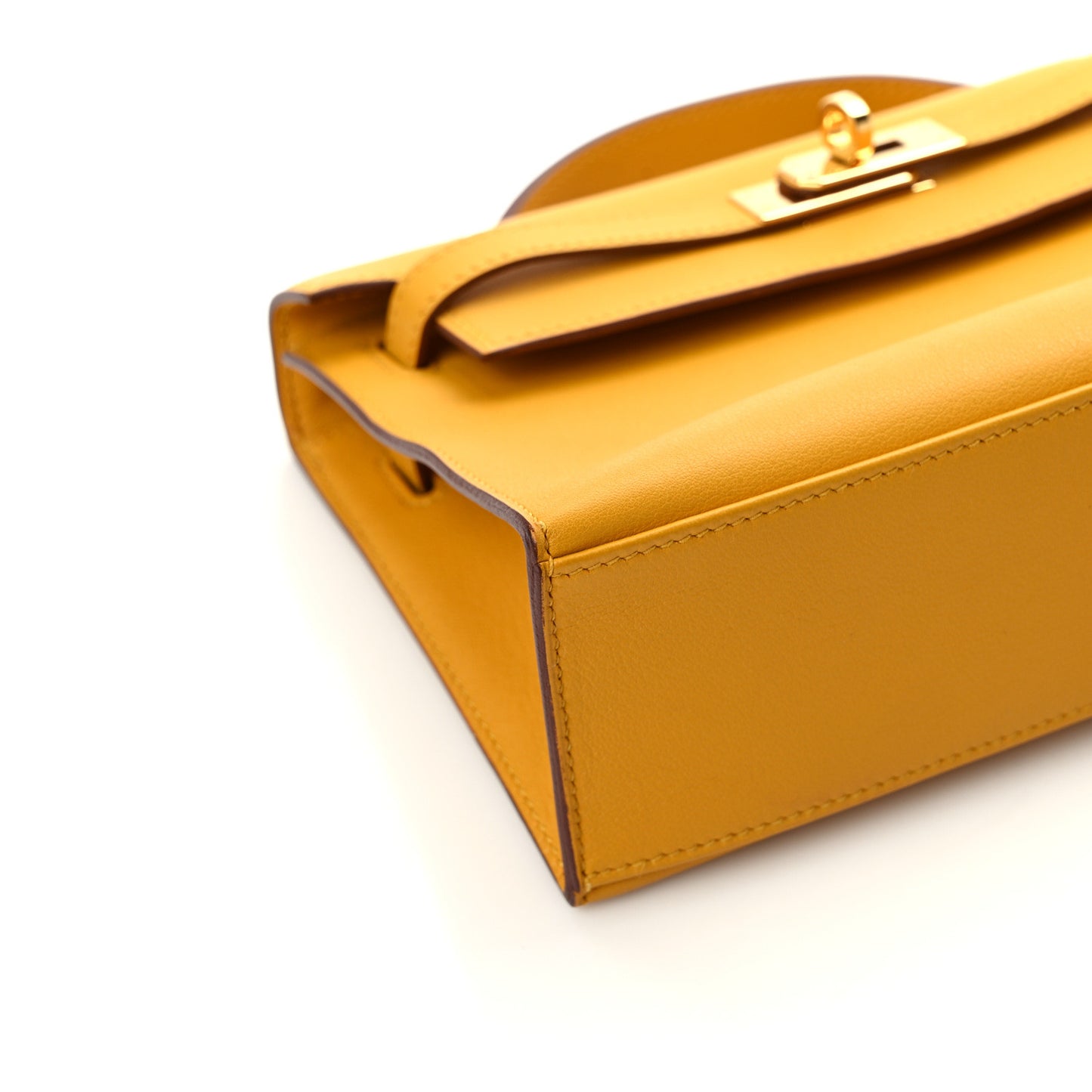Swift Kelly Pochette Clutch Jaune Ambre