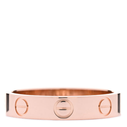 Cartier 18K Pink Gold 3.5mm LOVE Wedding Band Ring 50 5.25 3 of 4