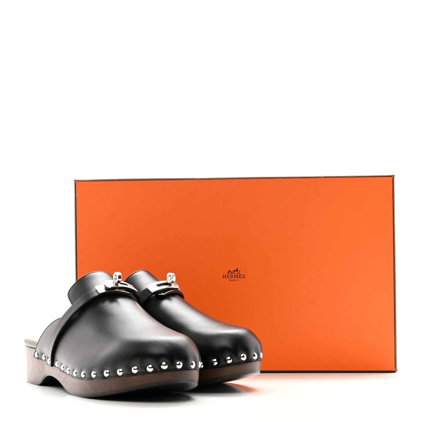 Calfskin Carlotta Mules 37 Black