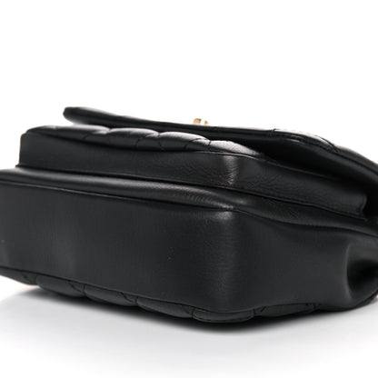 Chanel Calfskin Quilted Top Handle Flap Black 6 of 10