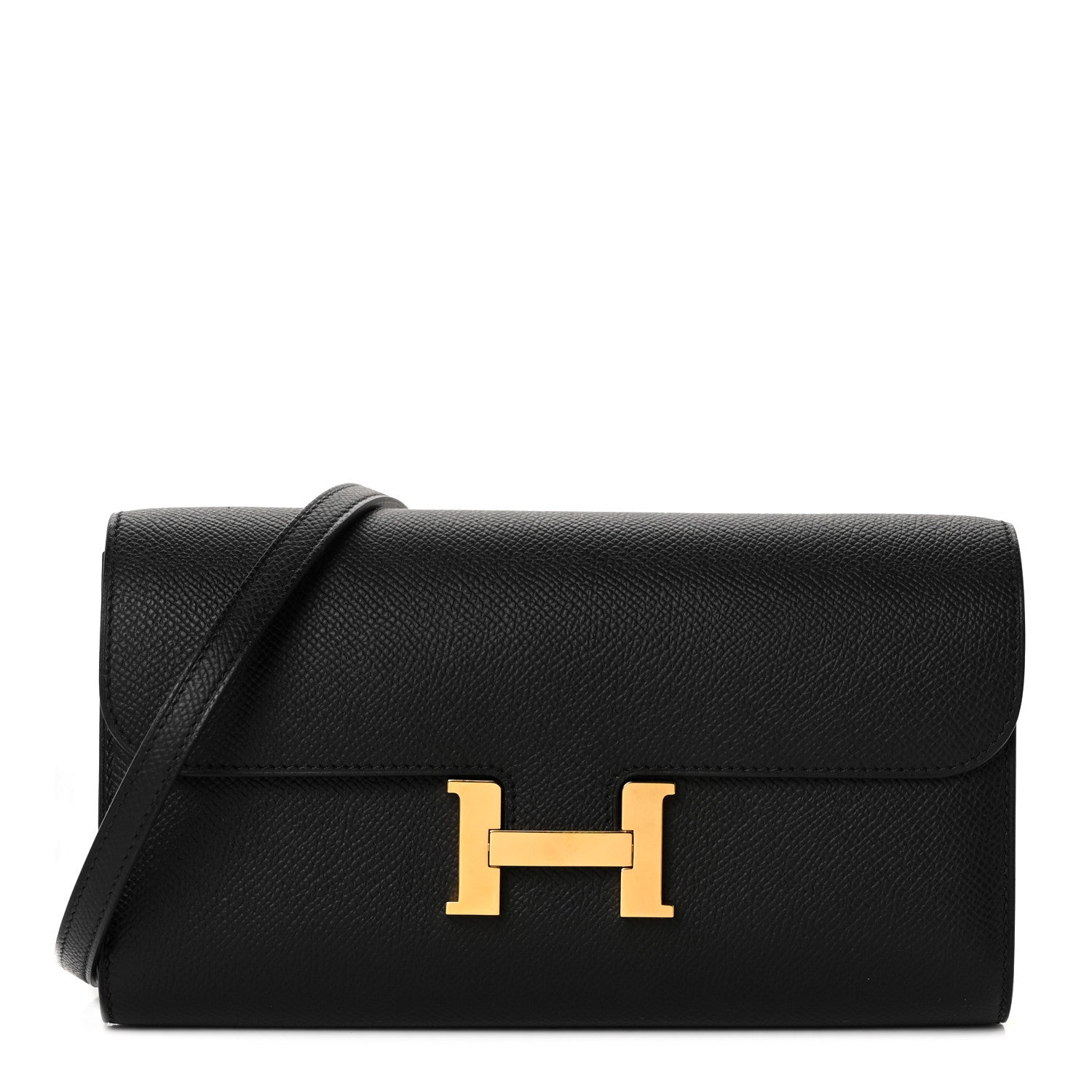 Hermes Epsom Constance Wallet To Go Black 1 of 8