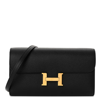 Hermes Epsom Constance Wallet To Go Black 1 of 8