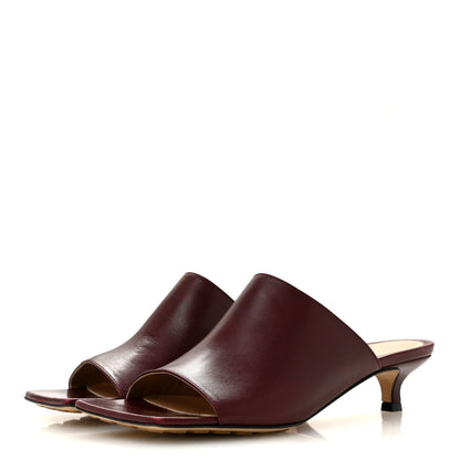 Bottega Veneta Lambskin Stretch Mule 40mm Sandals 35 Barolo 4 of 8