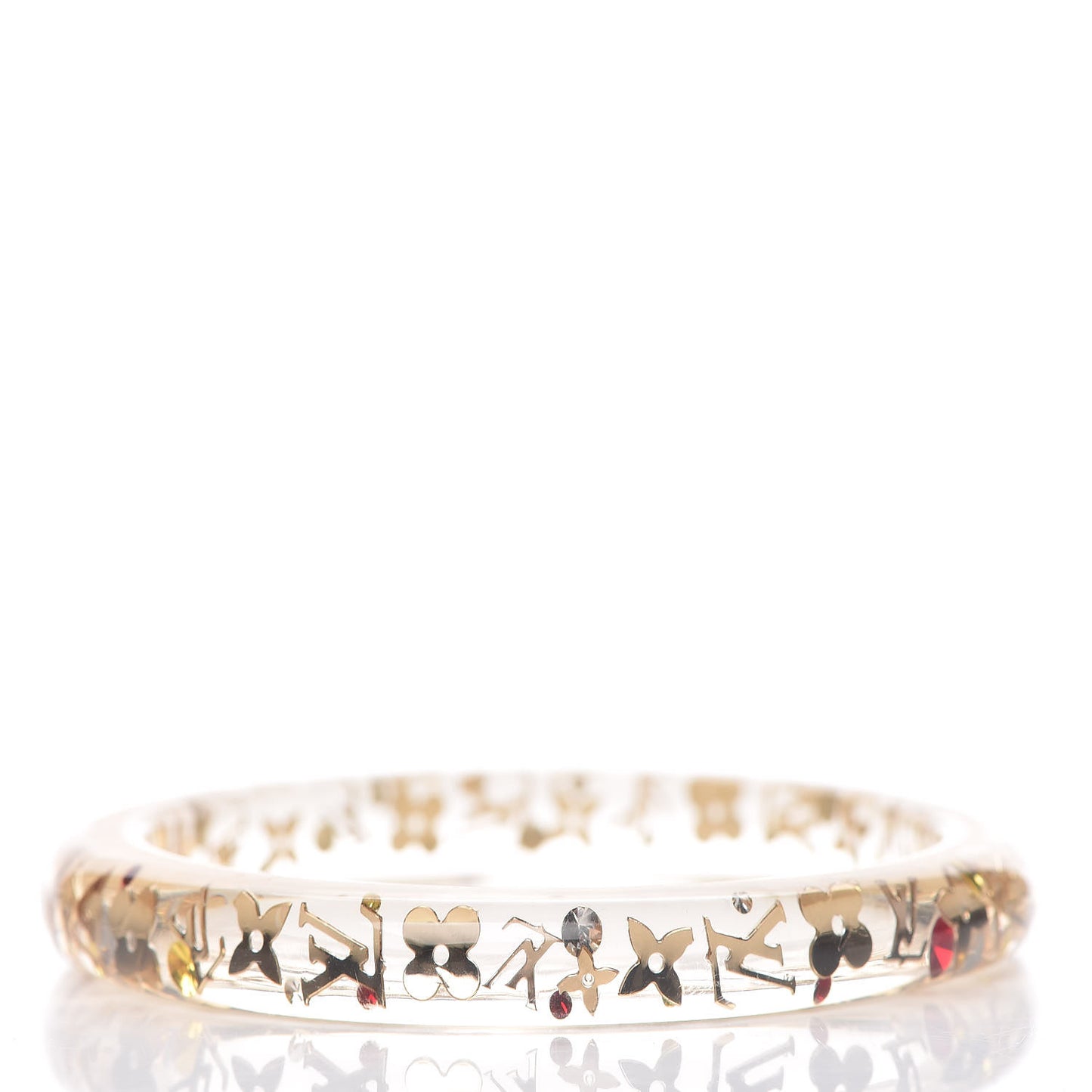 Resin Swarovski Inclusion Bracelet PM Transparent
