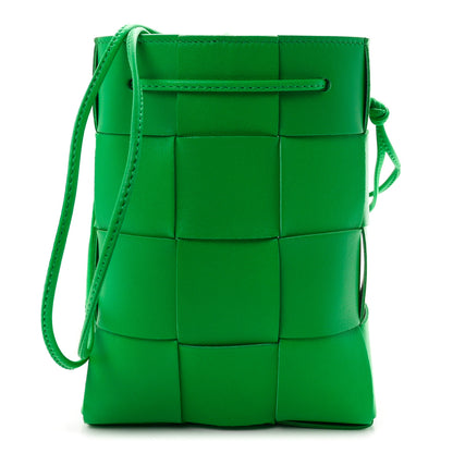 Bottega Veneta Nappa Maxi Intrecciato Small Cassette Bucket Bag Parakeet 1 of 9