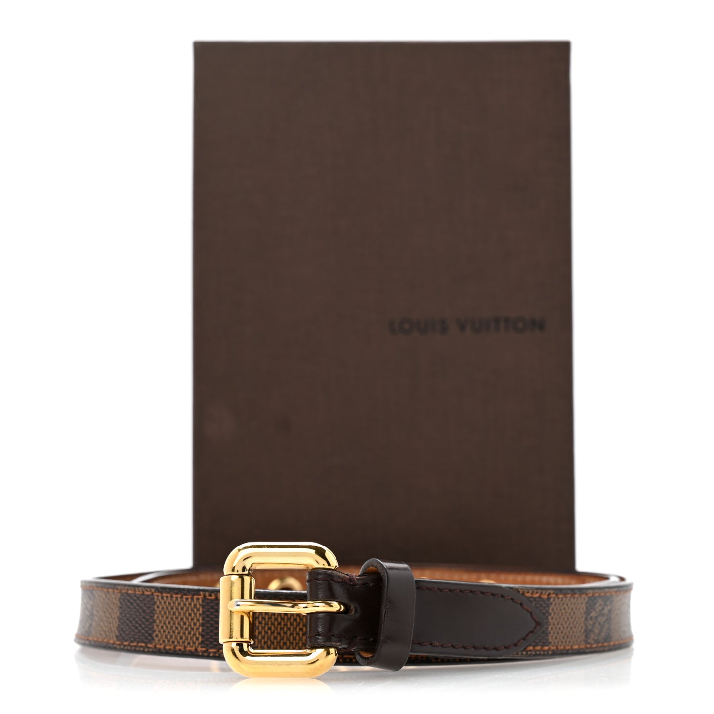 Damier Ebene 20mm Belt 80 32