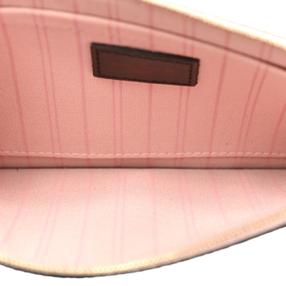 Louis Vuitton Damier Ebene Neo Neverfull MM Rose Ballerine 6 of 20