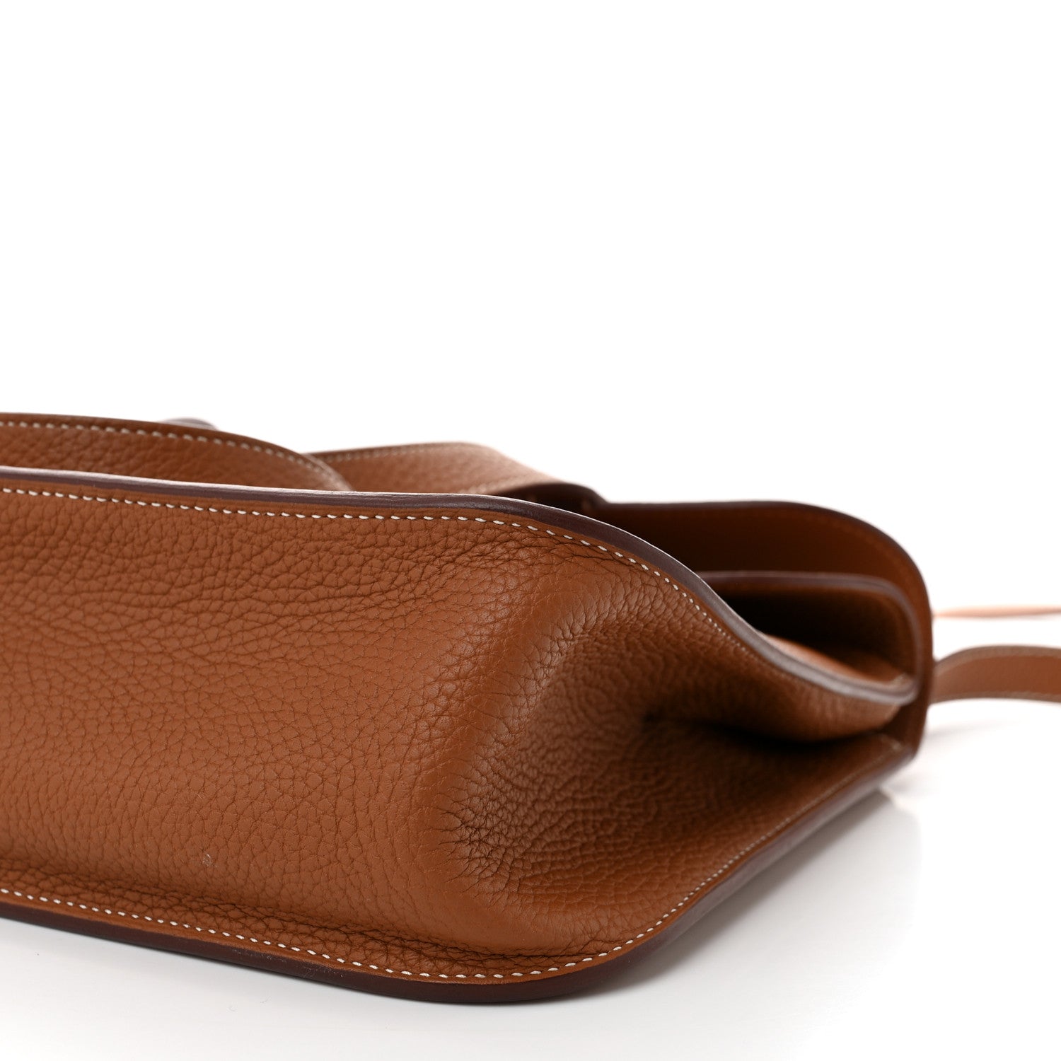 Hermes Taurillon Clemence Halzan 31 Gold 10 of 11