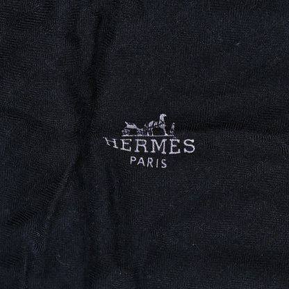 Hermes Cashmere Silk Blason Losange Scarf MM 3 of 5
