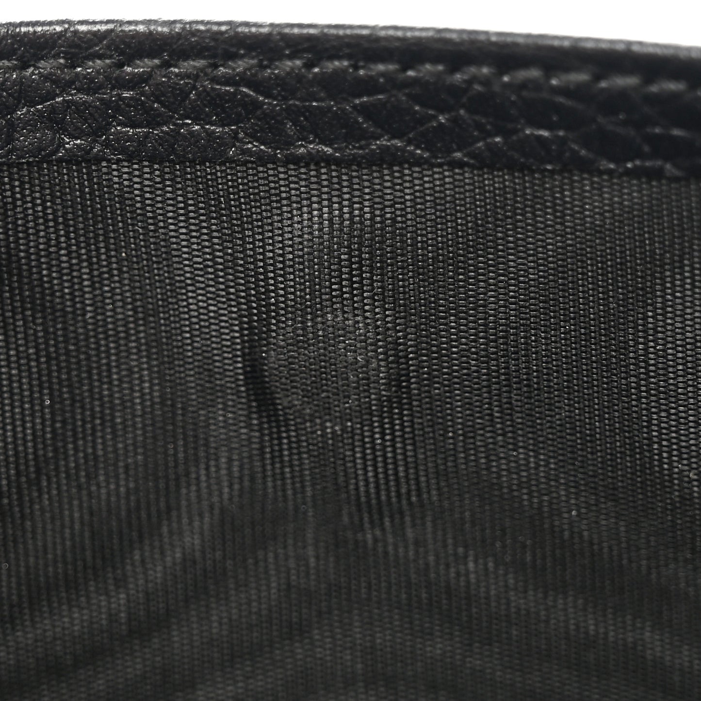 Pebbled Calfskin Soho Compact Flap Wallet Black