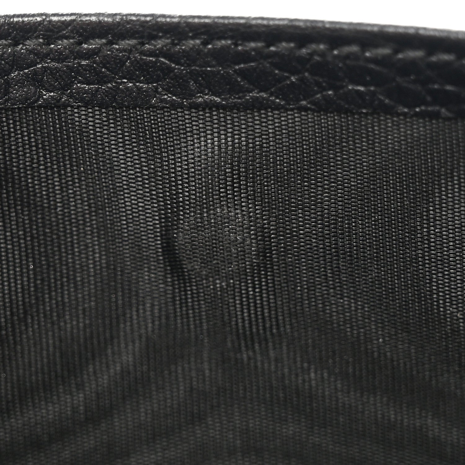Gucci Pebbled Calfskin Soho Compact Flap Wallet Black 9 of 17