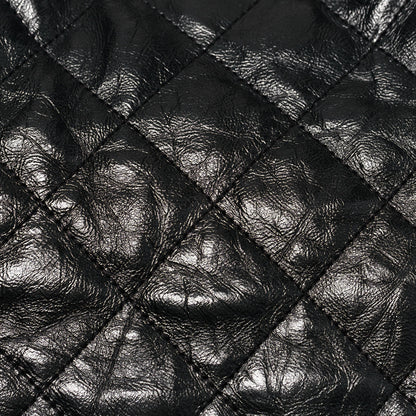 Chanel Metallic Crackled Calfskin Quilted Medium Big Bang Hobo Black 8 of 14