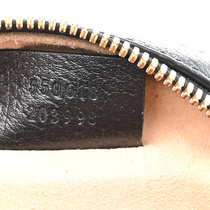 Gucci Grained Calfskin Web Mini Ophidia Round Shoulder Bag Black 7 of 10