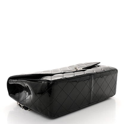 Chanel Patent Quilted Jumbo Single Flap Black 4 of 9
