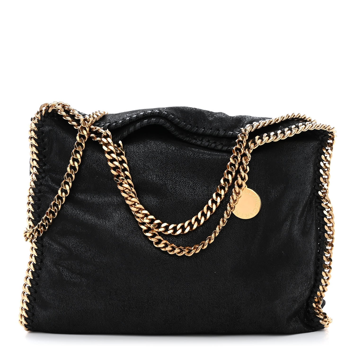 Stella McCartney Shaggy Deer Falabella Fold Over Tote Black 1 of 10