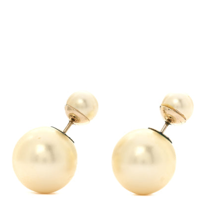 Christian Dior Pearl Mise En Dior Tribal Earrings Gold 1 of 6