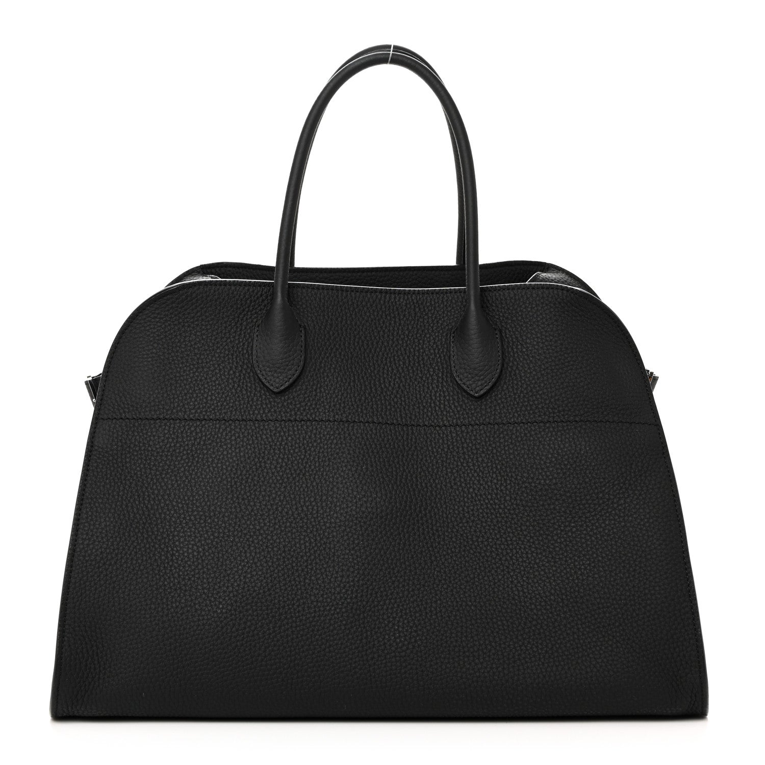 The Row Matte Grained Calfskin Soft Margaux 15 Black 1 of 9