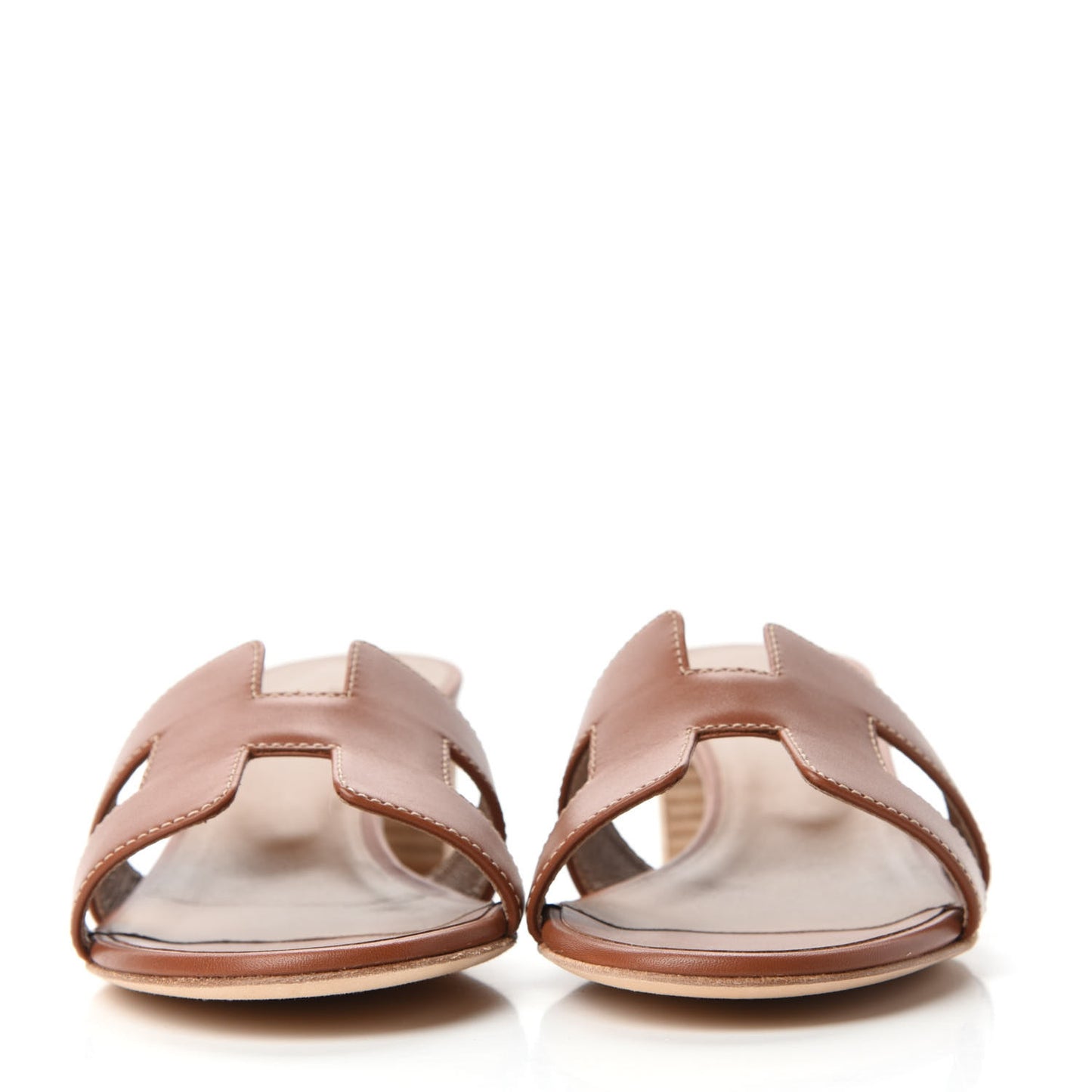 Calfskin Oasis Sandals 37 Gold