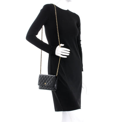 Chanel Caviar Quilted Wallet On Chain WOC Black 2 of 9