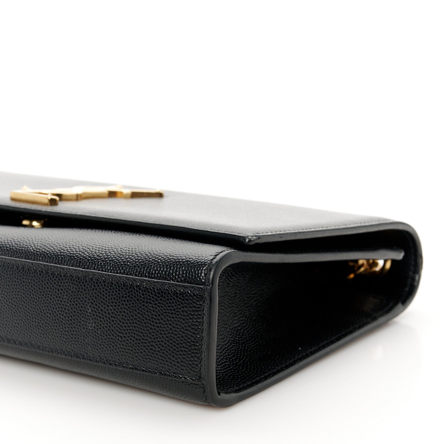 Grain De Poudre Medium Classic Monogram Kate Satchel Black