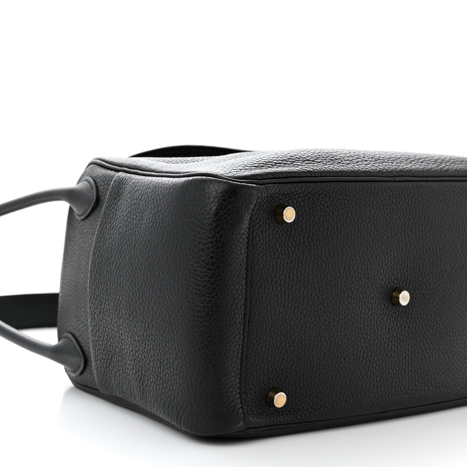 Hermes Taurillon Clemence Lindy 30 Black 9 of 10