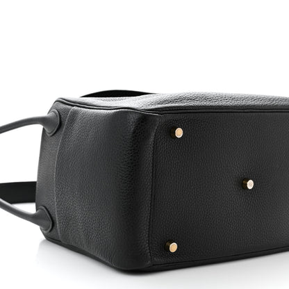 Hermes Taurillon Clemence Lindy 30 Black 9 of 10