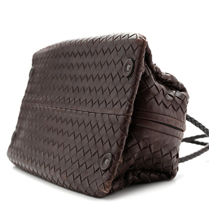 Bottega Veneta Nappa Intrecciato Satchel Ebano 8 of 10