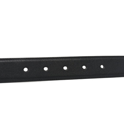 Saint Laurent Smooth Calfskin Monogram Square Buckle Belt 75 30 Black 3 of 5