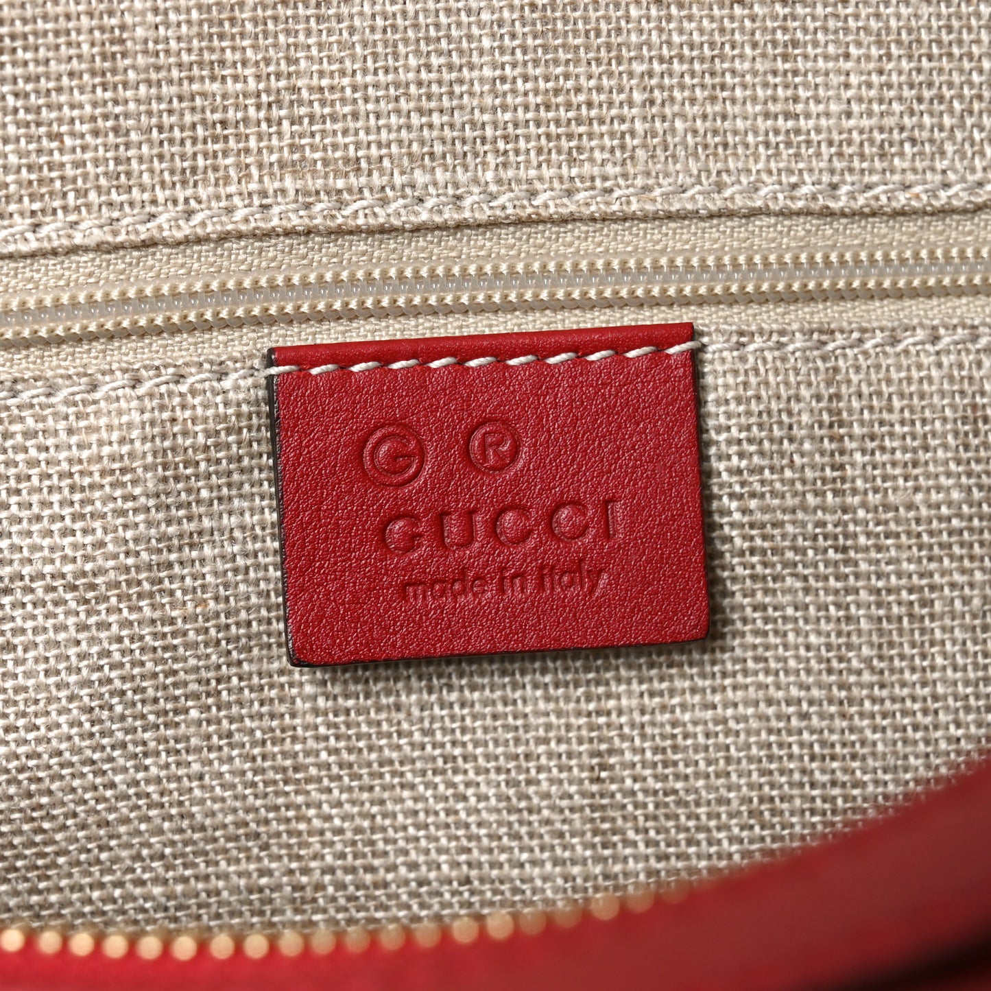 Microguccissima Shoulder Bag Red