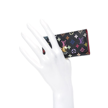 Louis Vuitton Monogram Multicolor Multicles 4 Key Holder Black Grenade 2 of 9