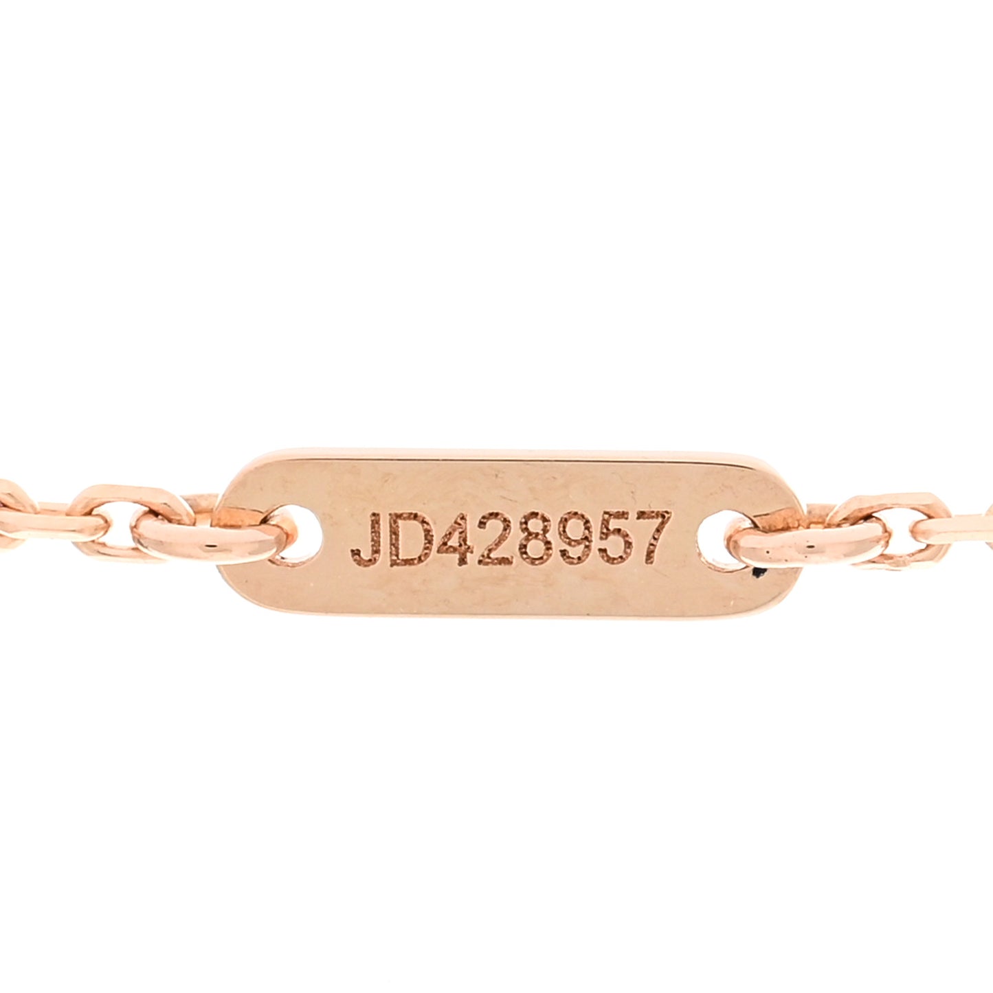 18K Rose Gold Carnelian Sweet Alhambra Pendant Necklace