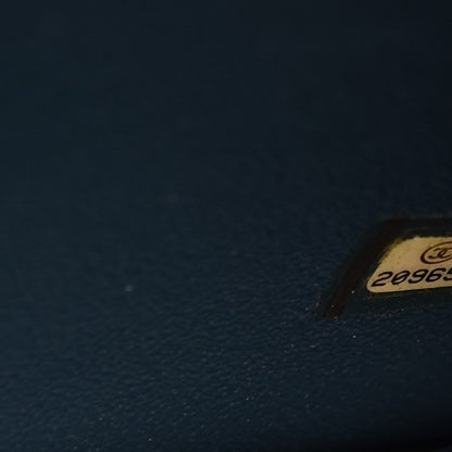 Chanel Lambskin Quilted Large Geometric Flap Dark Blue 8 of 8