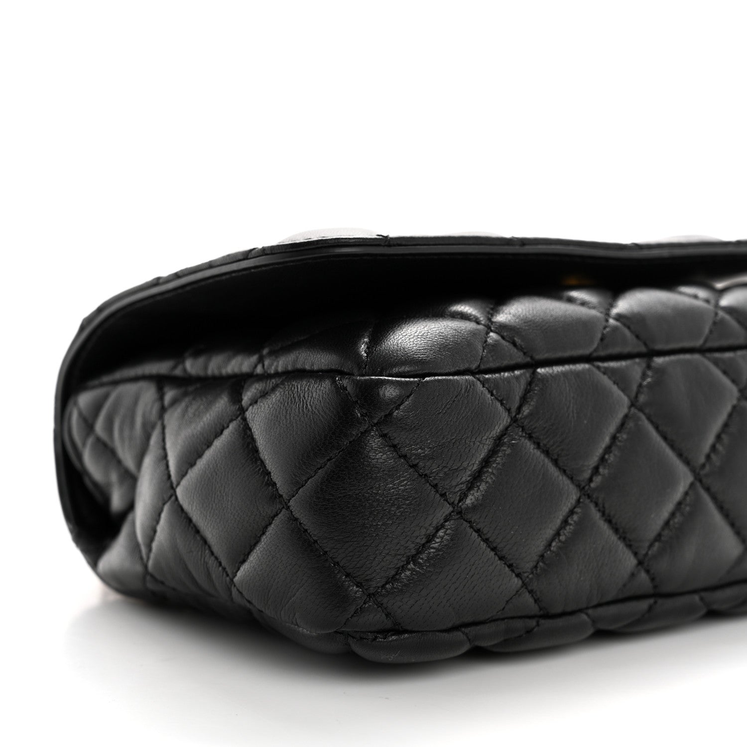 Versace Nappa Quilted Small Medusa Chain Crossbody Black 9 of 10