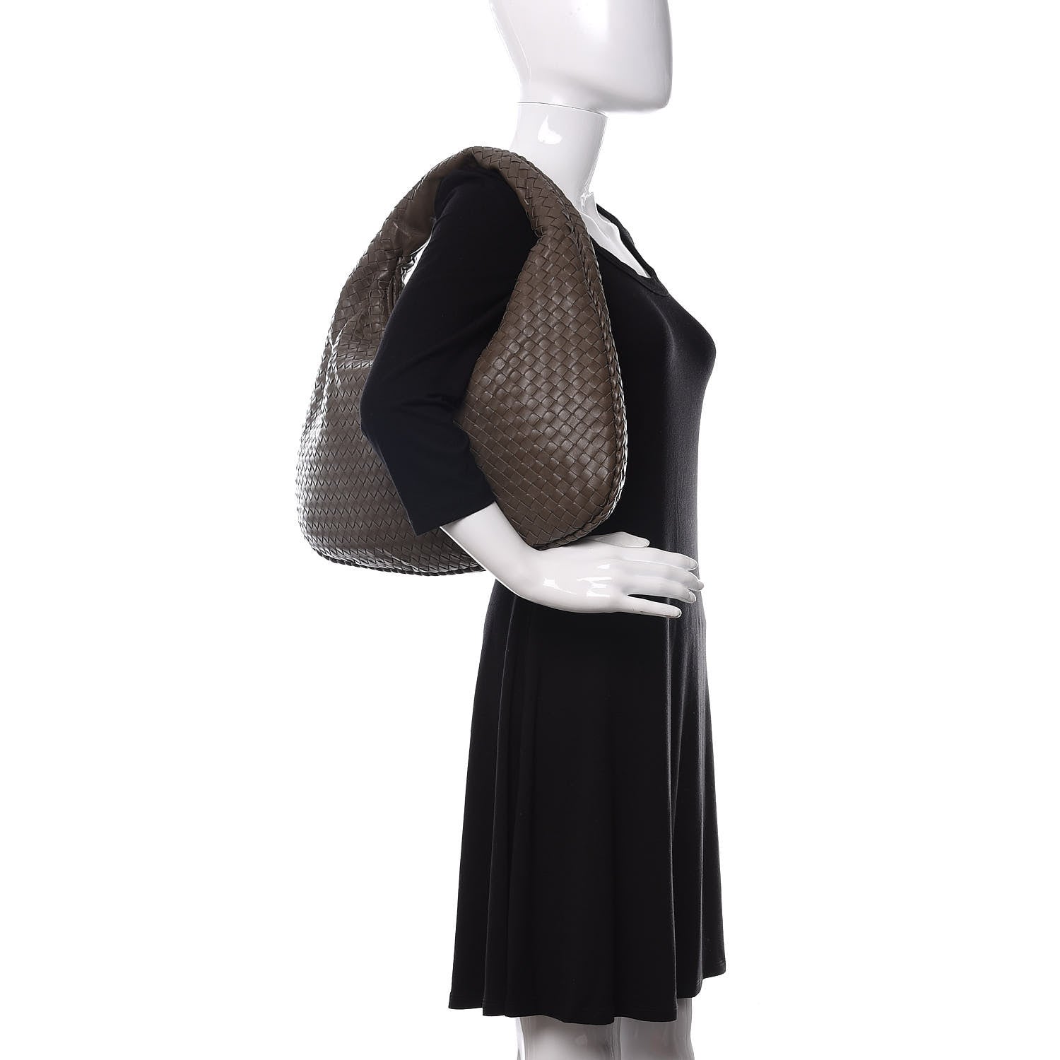 Bottega Veneta Nappa Intrecciato Medium Veneta Hobo Shadow 2 of 10