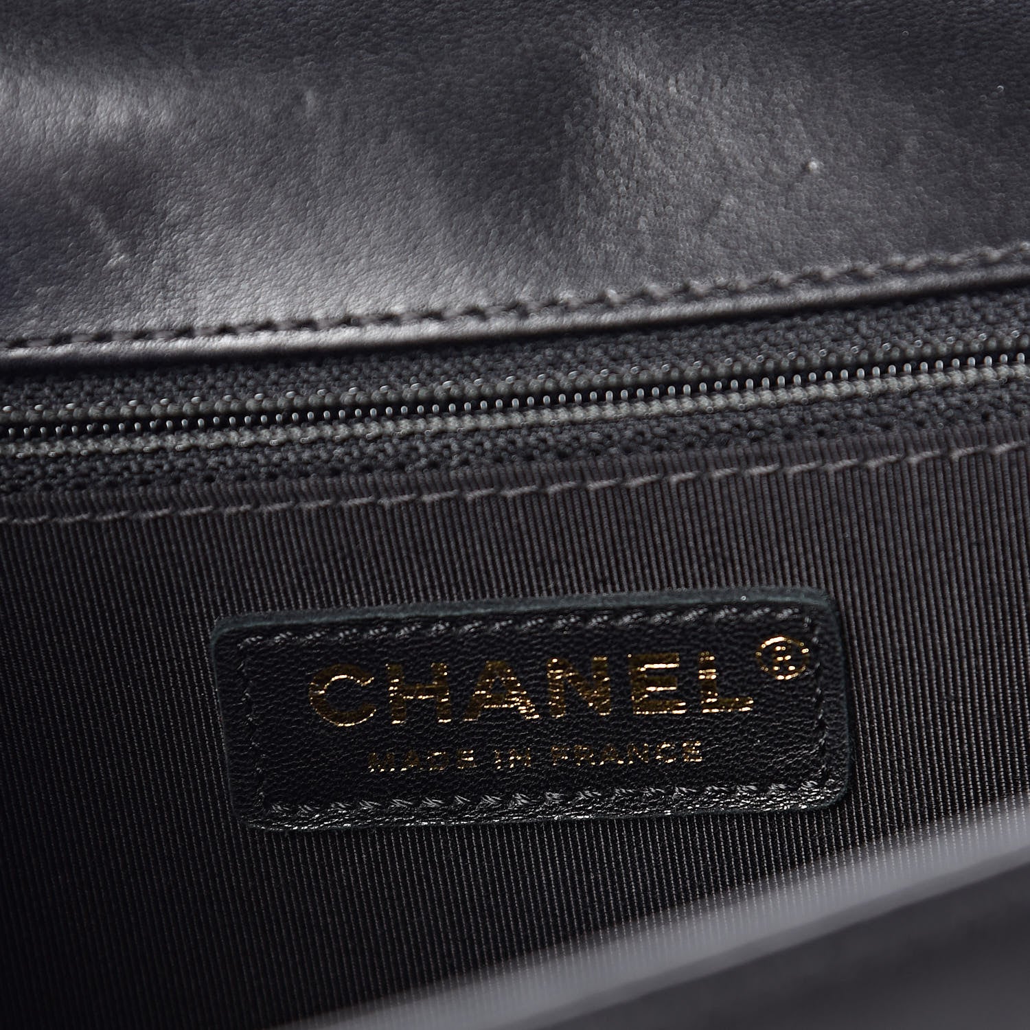 Chanel Lambskin Quilted Large Boy Flap Black 6 of 11