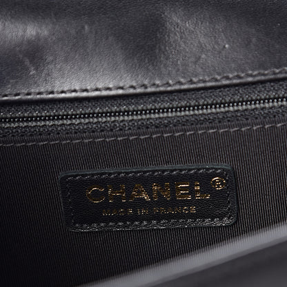 Chanel Lambskin Quilted Large Boy Flap Black 6 of 11