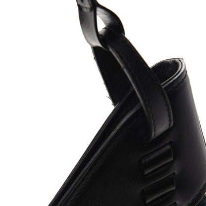 Gucci Denim Monogram Half Moon Hobo Black 10 of 12