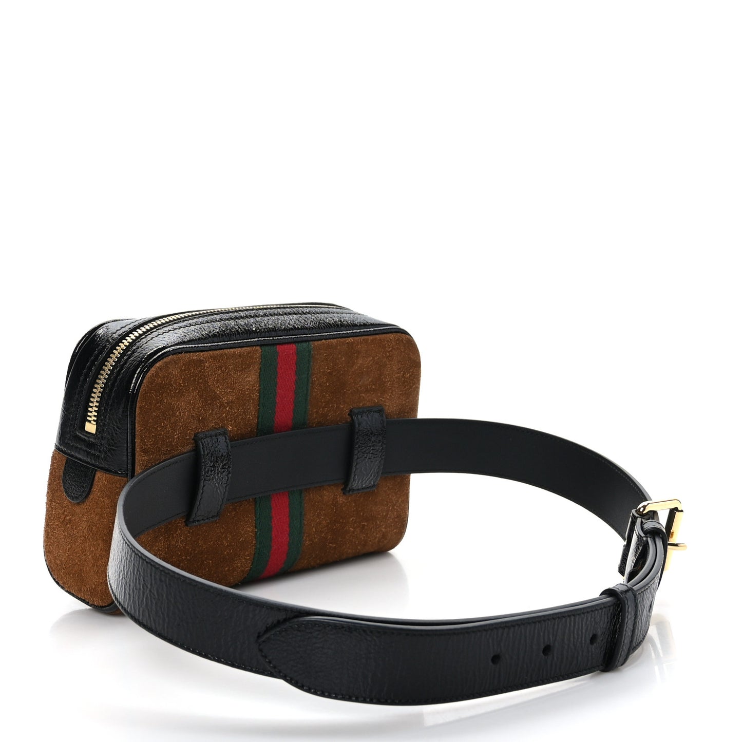 Suede Small Ophidia Belt Bag 85 34 Brown