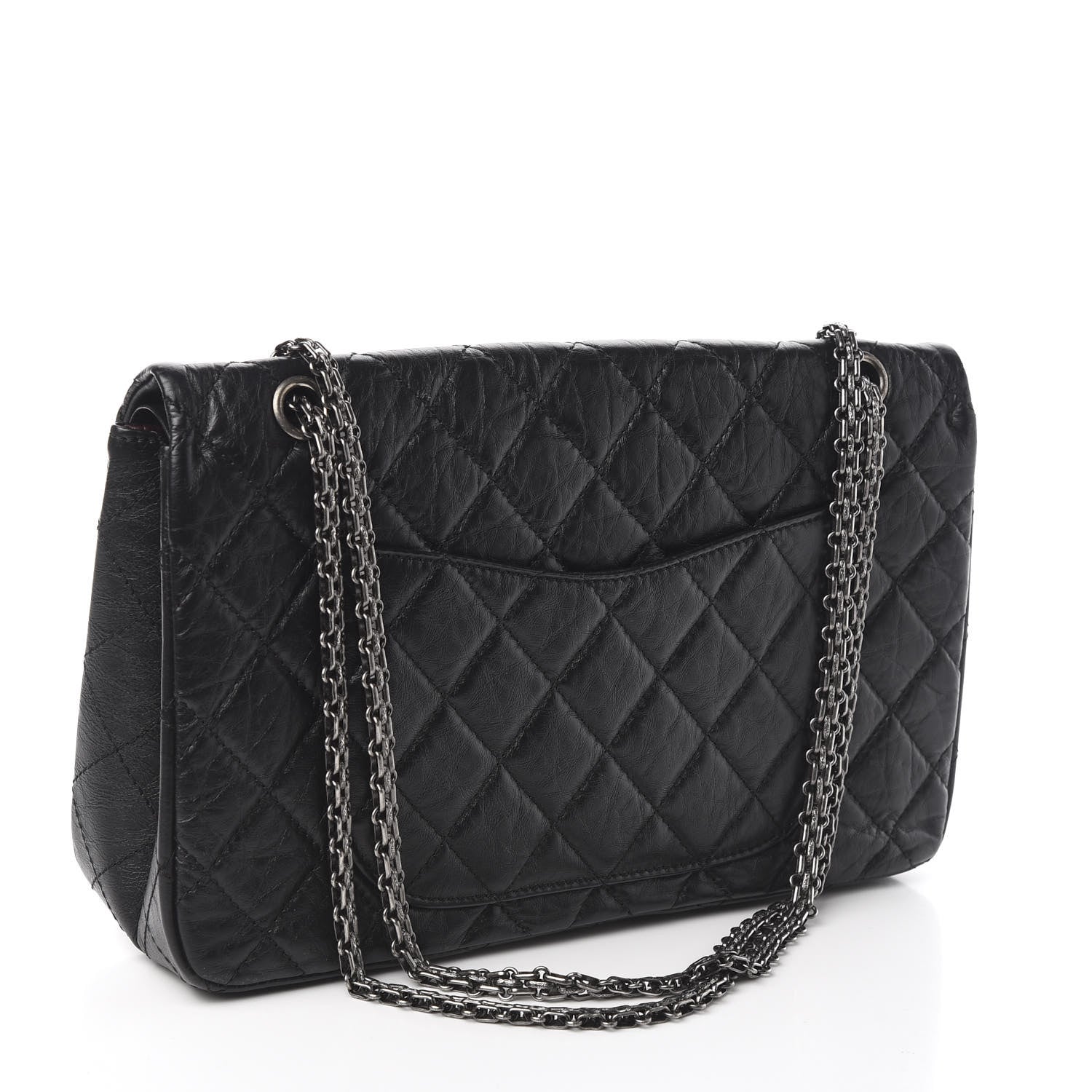 Chanel Aged Calfskin Quilted 2.55 Reissue 226 Flap Black 3 of 10