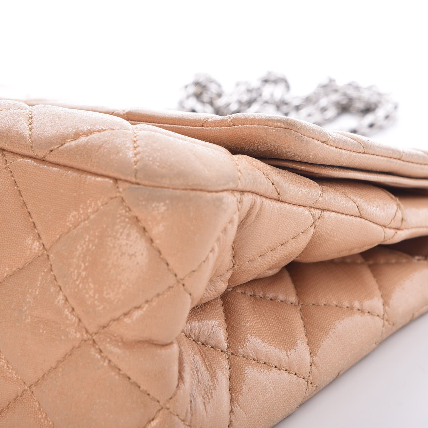Chanel Iridescent Calfskin Quilted 2.55 Reissue 227 Flap Beige 14 of 16