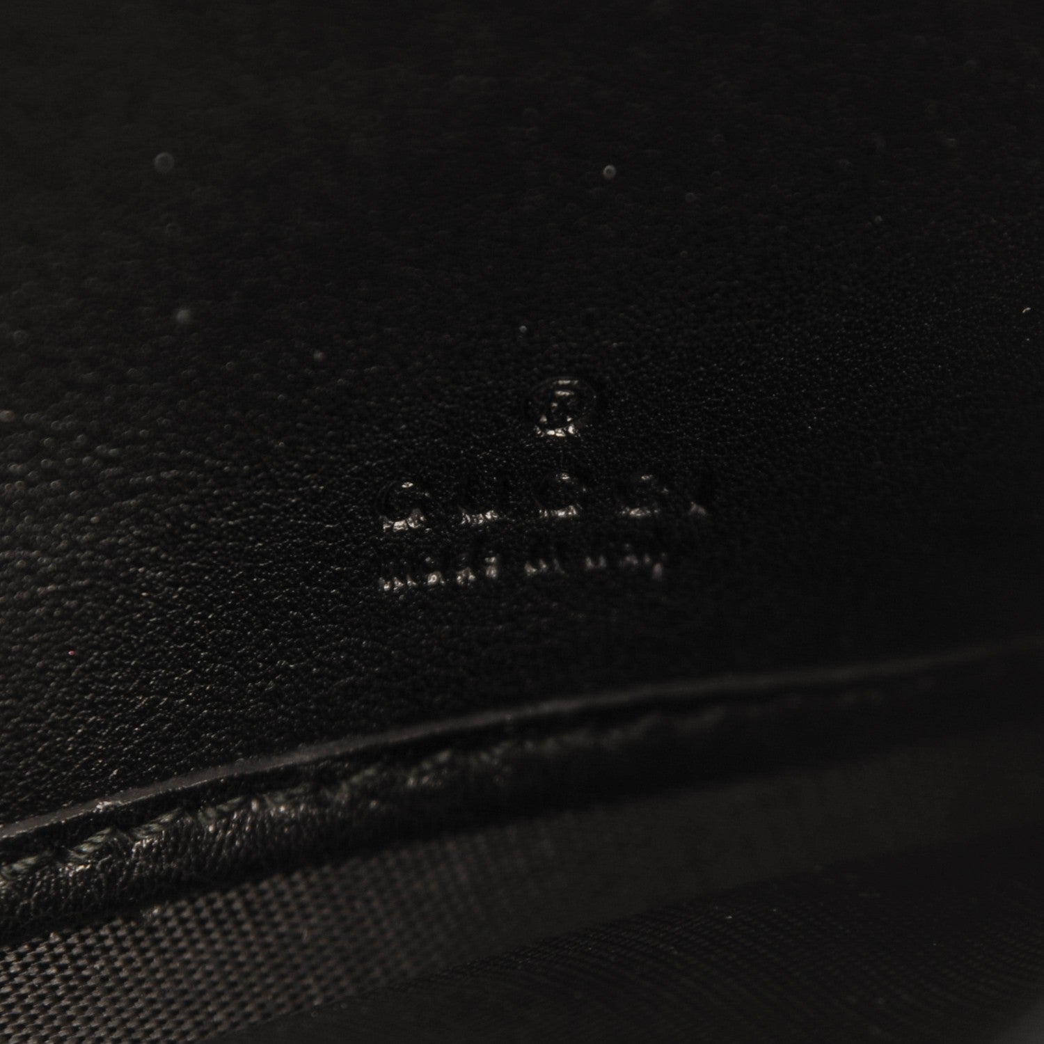 Gucci Shade Lux Calfskin Swarovski Crystal GG Sparkling Continental Wallet Black 6 of 7