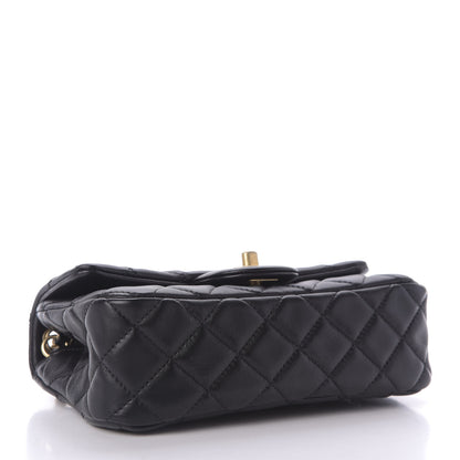 Chanel Lambskin Quilted Mini Rectangular Pearl Crush Flap Black 4 of 10