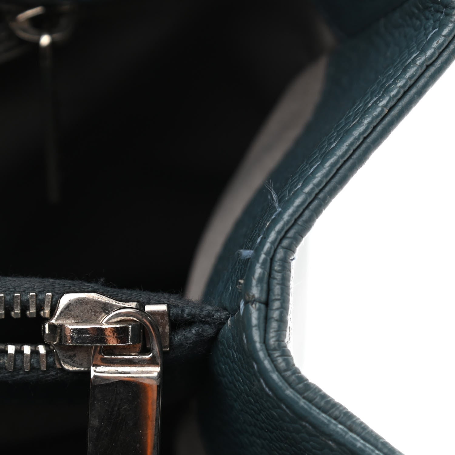 Chanel Caviar Quilted Grand Shopping Tote GST Blue 9 of 18