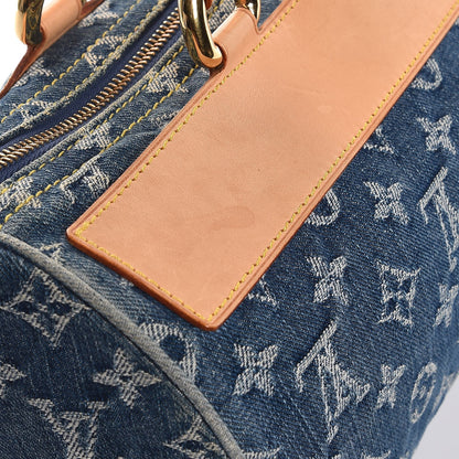Louis Vuitton Monogram Denim Neo Speedy Blue 8 of 8