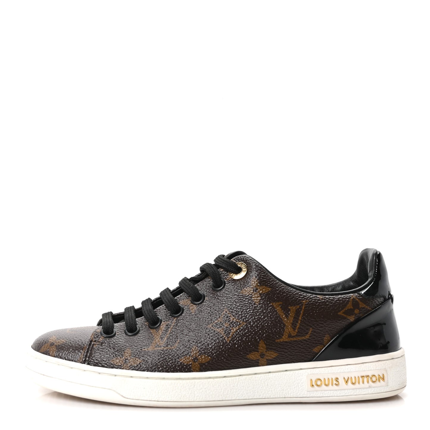 Patent Monogram Frontrow Sneakers 35